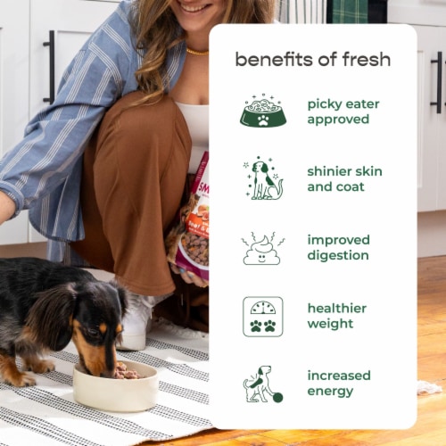 Freshpet® Select Bite Sized Chicken Recipe with Carrots & Cranberries Small Dog Food Perspective: bottom