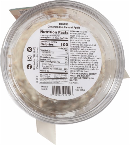 Moyers Farm Cinnamon Bun Gourmet Chocolate Caramel Apple Perspective: bottom