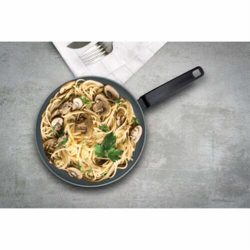 MasterPan Non-Stick Cast Aluminium 2-Section Meal Skillet 11 Black