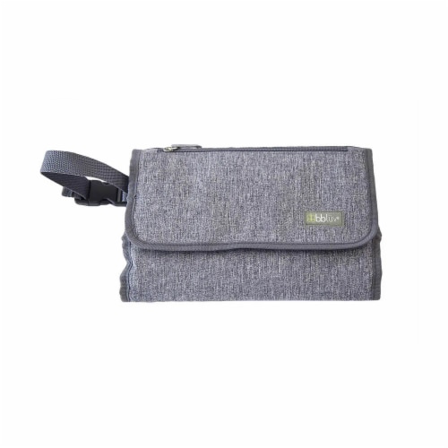 bbluv B0110 Ultra Complete Diaper Bag - Heather Gray Perspective: bottom