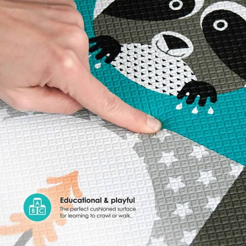bbluv B0173 Multi Reversible Playmat - Miles Perspective: bottom