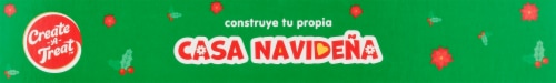 CreateA Treat Build Your Own Gingerbread Casa de Navidad Kit Perspective: bottom