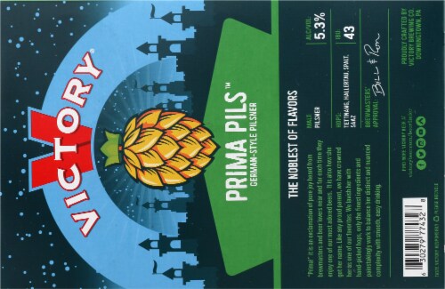 Victory Brewing Company Prima Pils German Style Pilsner Perspective: bottom