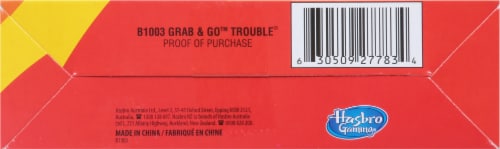 Hasbro Gaming Trouble Grab and Go Board Game Perspective: bottom