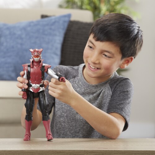 Hasbro Power Rangers Beast Morphers Cybervillain Blaze Action Figure Perspective: bottom