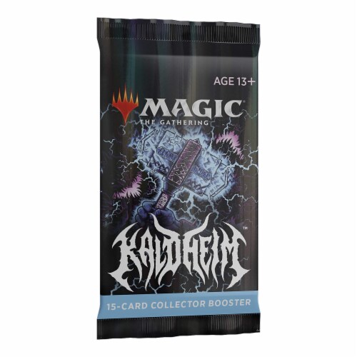 Magic: The Gathering Trading Card Game - Kaldheim Collector Booster Perspective: bottom