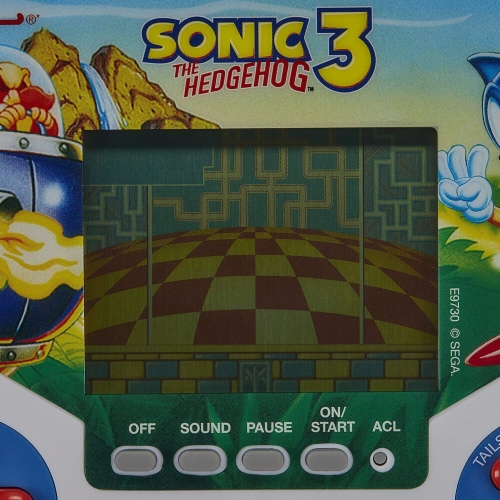 Tiger® Sonic The Hedgehog™ 3 Electronic Game Perspective: bottom
