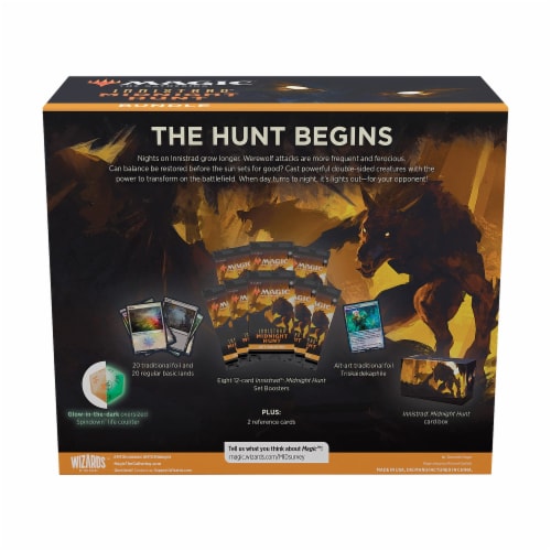 Wizards of the Coast Magic Innistrad Midnight Hunt Bundle Box Perspective: bottom