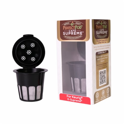 2-Pack Cafe Supreme Reusable K Cup For Keurig K-supreme Multistream Coffee Brewer By Perfect Perspective: bottom