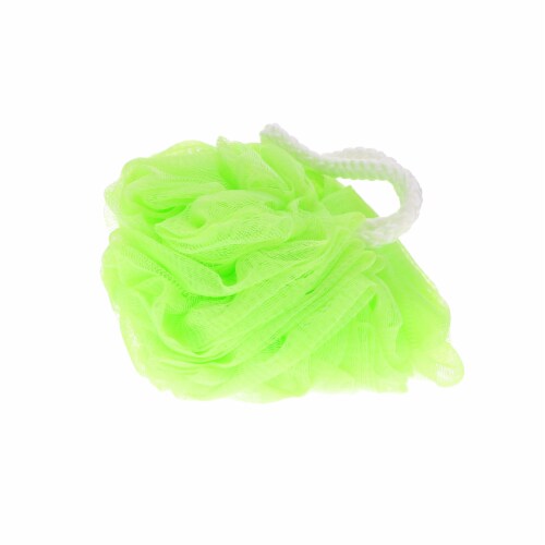 Bradford Soap Nikki's Secret® Green Mesh Bath and Shower Sponge Perspective: bottom