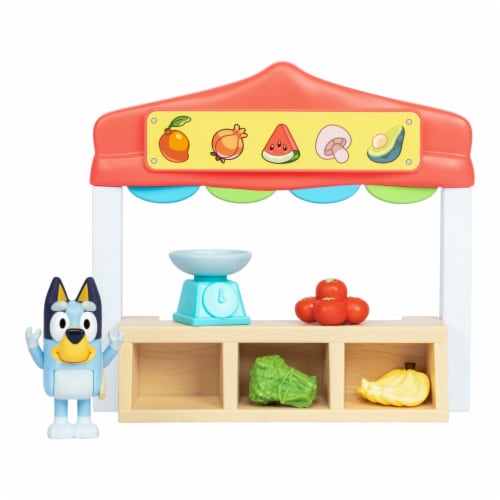 Bluey Farmers Market Mini Playset Perspective: bottom