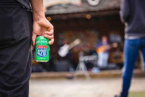SweetWater Brewing Company 420 12 Pack 12oz Cans Perspective: bottom