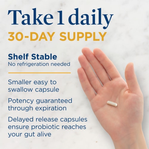 Renew Life Probiotic Colon Care Probiotic Capsules Perspective: bottom