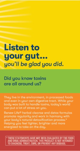 Renew Life Liver DetoxDay Cleansing ProgramPart Capsules Perspective: bottom