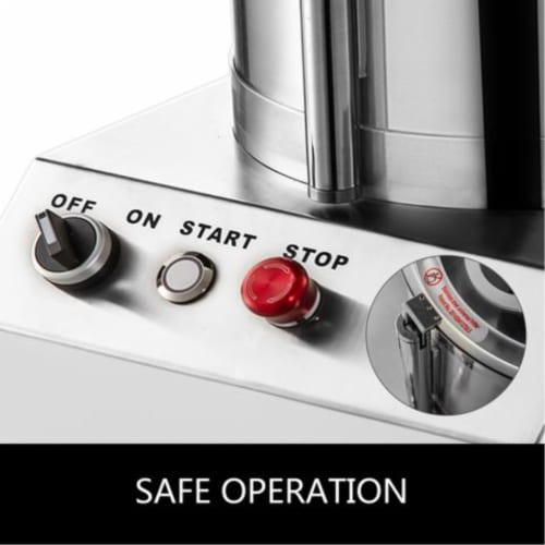 Commercial Food Processor Food Grinder 10L Sus Tomato Chopper Vegetable Dicer Perspective: bottom