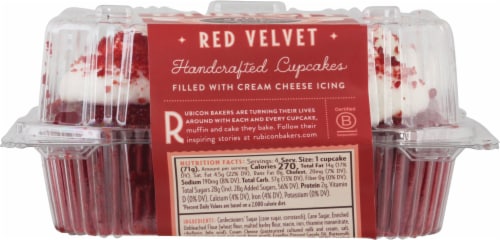 Rubicon Bakers Red Velvet Cupcakes Perspective: bottom