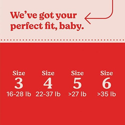 Huggies Overnites Diapers Size 3 (16-28 lbs) (96 Count) Perspective: bottom