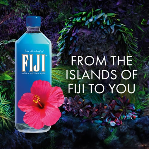 FIJI® Natural Artesian Bottled Water Perspective: bottom