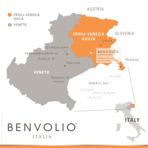 Benvolio Prosecco Italian Sparkling Wine Perspective: bottom