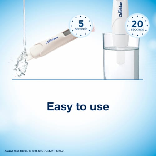 Clearblue Digital Pregnancy Test Perspective: bottom
