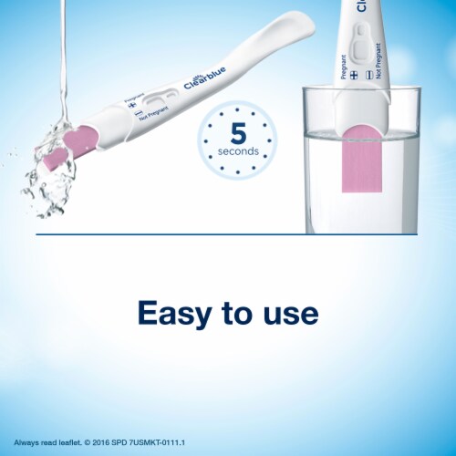 Clearblue Rapid Detection Pregnancy Test Perspective: bottom