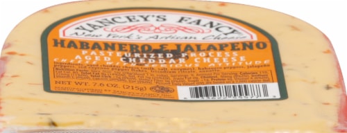 Yancey's Fancy™ Habanero & Jalapeno™ Cheddar Cheese Perspective: bottom