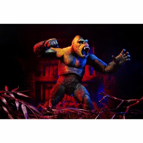 Neca King Kong Illustrated Color Edition 8 Inch Statue Figure Collectible Model Perspective: bottom