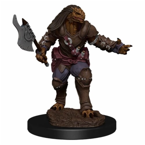 WizKids WZK90001 Dungeons & Dragons Nolzurs Marvelous Unpainted Female Dragonborn Fighter W11 Perspective: bottom