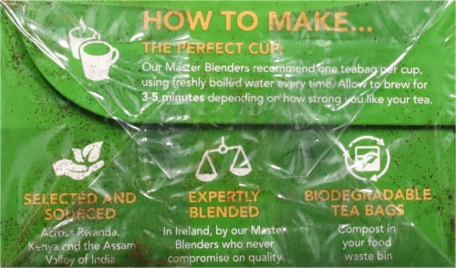Barry's Tea Irish Breakfast Blend Tea Bags Perspective: bottom