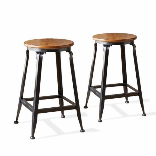 Adele Burnished Brown 5 Piece Counter Height Dining Set 1 Fry s