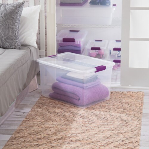 Plastic latching totes 2025