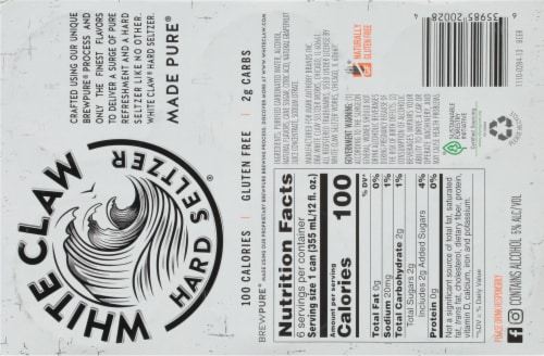 White Claw Hard Seltzer Ruby Grapefruit Perspective: bottom