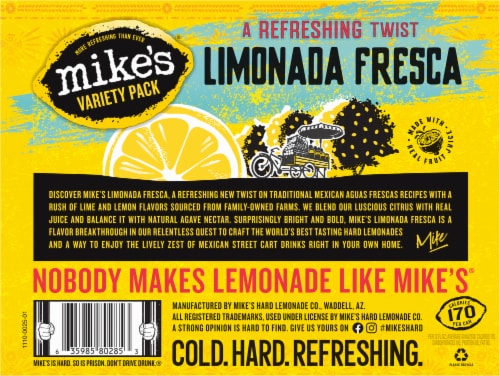 Mike's® Limonada Fresca Variety Pack Perspective: bottom