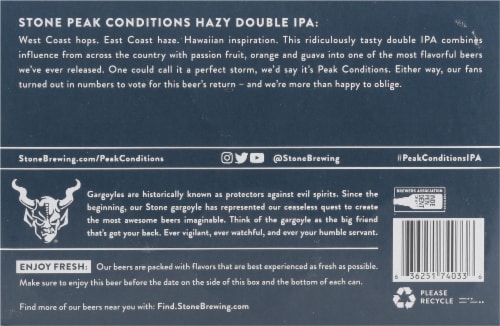 Stone Brewing Co.® Xocoveza Milk Stout Perspective: bottom