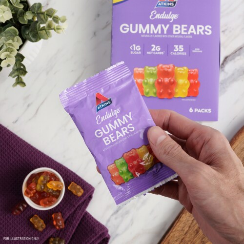 Atkins Endulge Gummy Bears Perspective: bottom