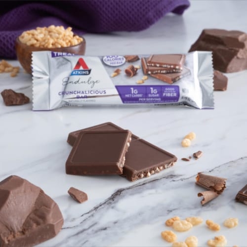 Atkins Endulge Treat - Low Sugar - Crunchalicious Bar Perspective: bottom