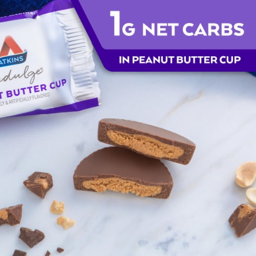 Atkins Endulge Peanut Butter Cups Perspective: bottom