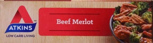 Atkins™ Beef Merlot with Broccoli Frozen Meal Perspective: bottom