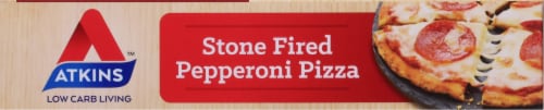 Atkins™ Stone Fired Pepperoni Pizza Perspective: bottom