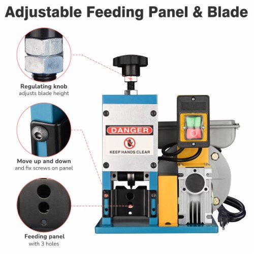 Portable powered electric best sale wire stripping machine