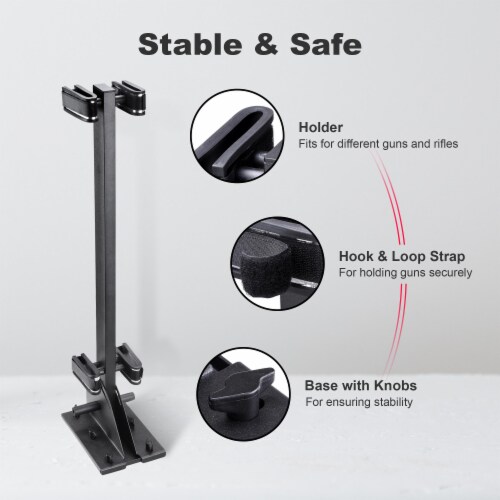 Golf Cart Gun Rack Stand up Gun Holder Stand Club Car EZGO
