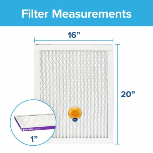 Filtrete™ Smart Allergen Bacteria & Virus Furnace AC Air Filter 1500 MPR Perspective: bottom