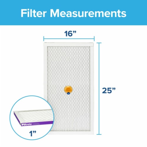 Filtrete™ Smart Allergen Bacteria & Virus Furnace AC Air Filter 1500 MPR Perspective: bottom