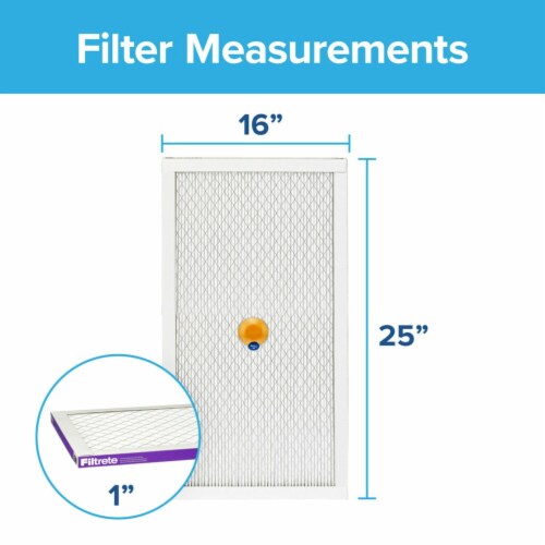Filtrete™ Smart Allergen Bacteria & Virus Furnace AC Air Filter 1500 MPR Perspective: bottom