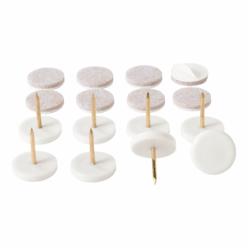Scotch™ Nail-in Felt Glides - Beige Perspective: bottom