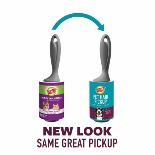 Scotch Brite Pet Extra Sticky Lint Roller Laundry Supplies Perspective: bottom