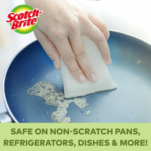 Scotch-Brite® Greener Clean Non Scratch Scrubbers Perspective: bottom