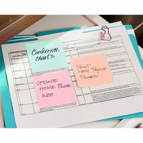 Post-it® Notes - 400 Sheets - Assorted Perspective: bottom