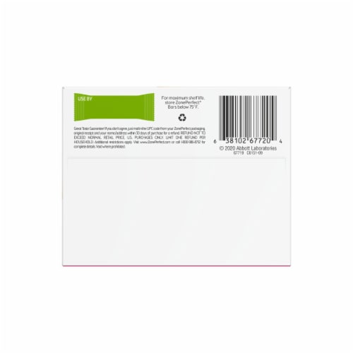 ZonePerfect® Strawberry Yogurt Nutrition Bars Perspective: bottom