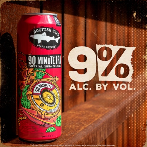 Dogfish Head 90 Minute Imperial IPA Beer Perspective: bottom